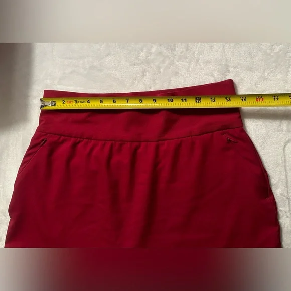 adidas women's maroon golf skirt - Picture 4 of 8